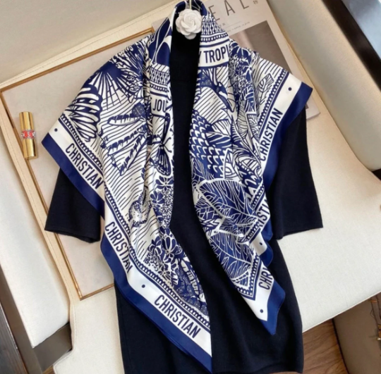 Scarf-Luxury Oversize scarf designer