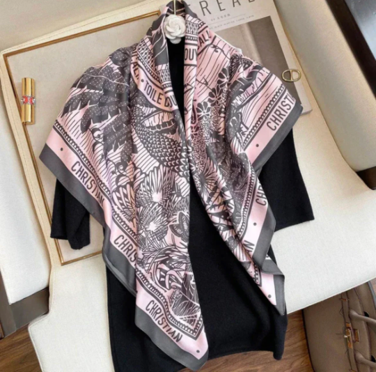 Scarf-Luxury Oversize scarf designer