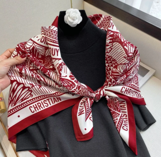 Scarf-Luxury Oversize scarf designer